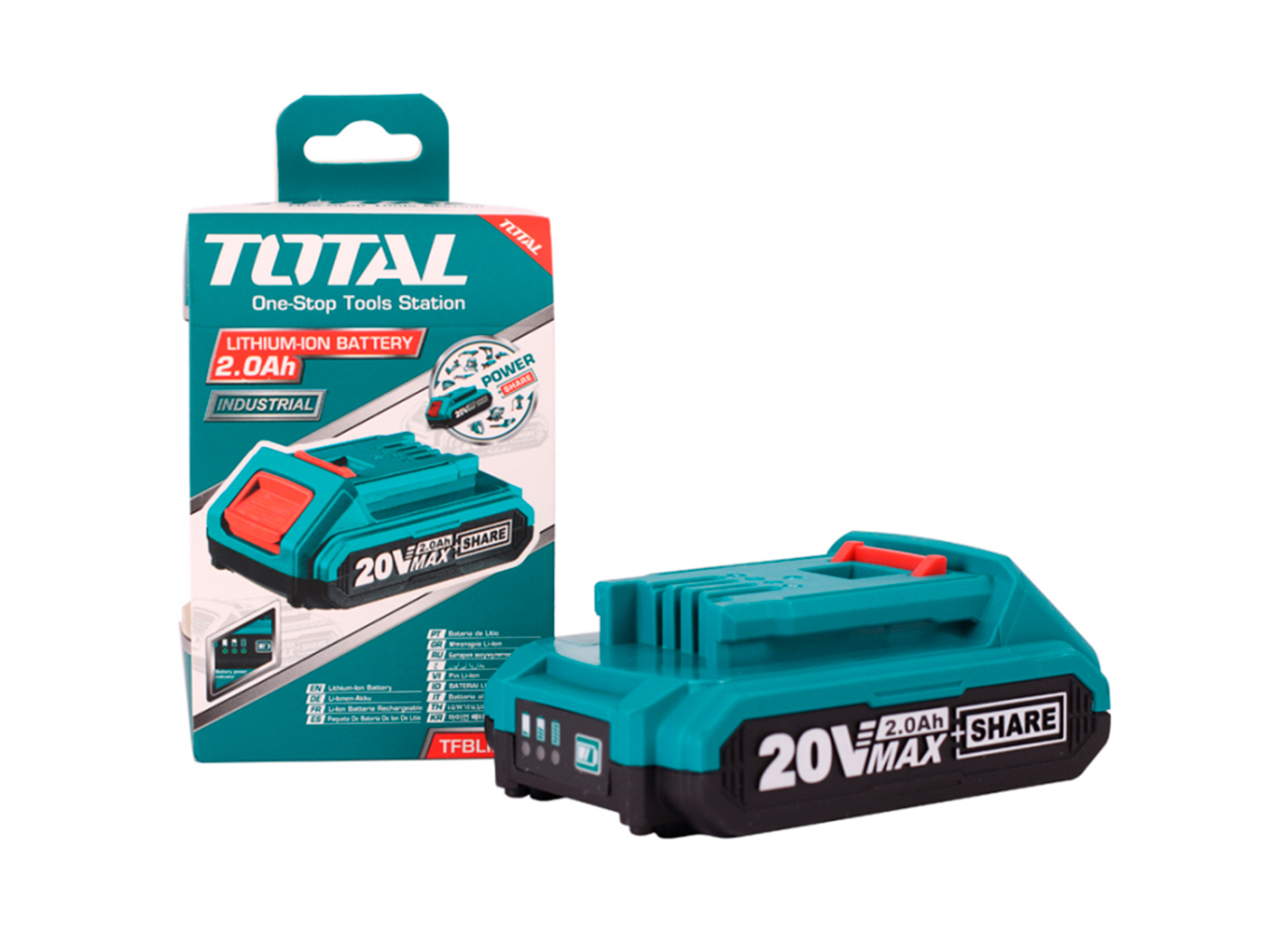 Батарея аккумуляторная TOTAL TFBLI20011