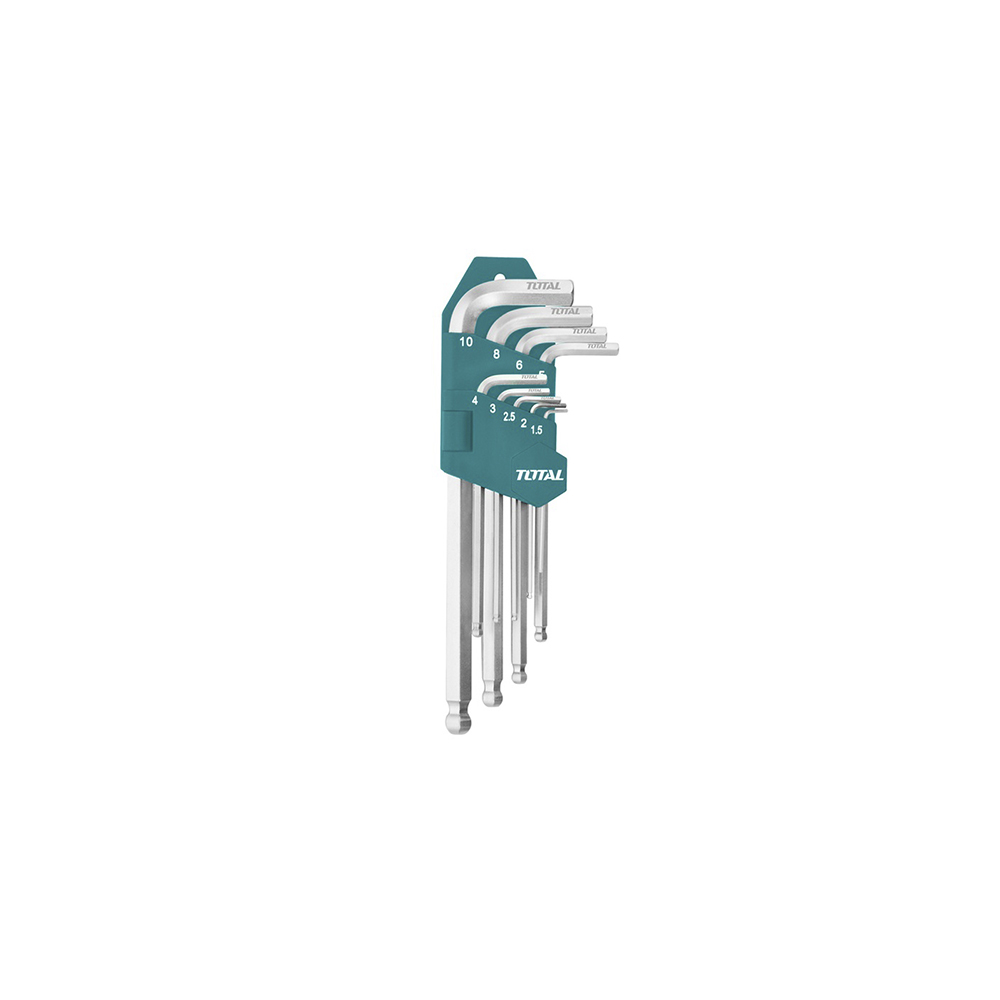 Набор шестигранных ключей с шариковой головкой TOTAL THT106291