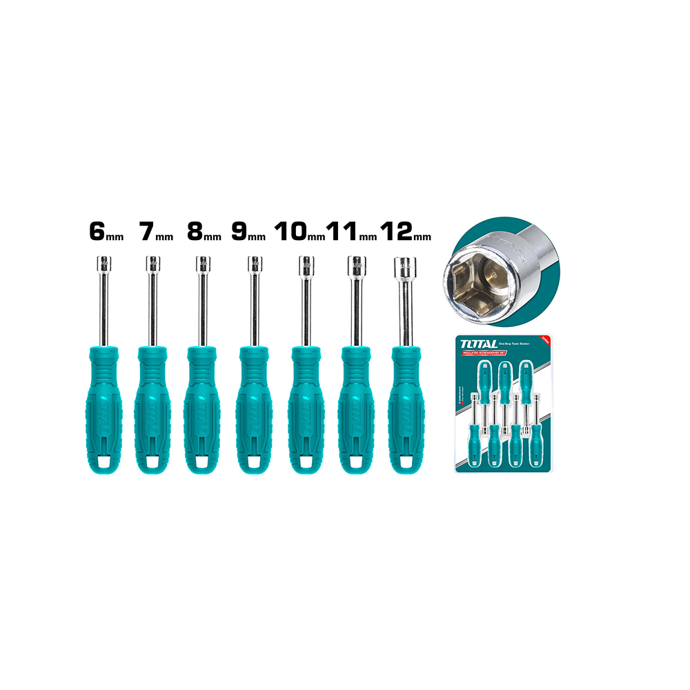 Набор отверток для гаек TOTAL TNSS0701