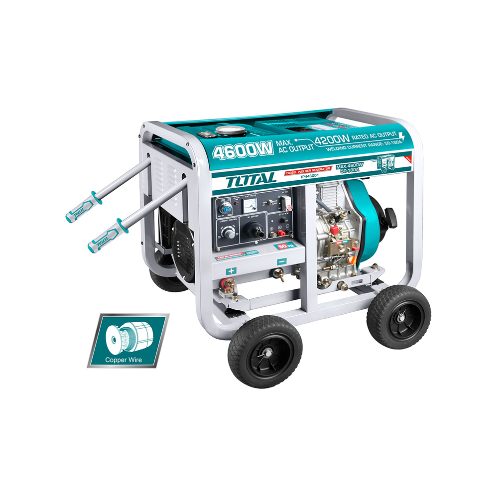 Генератор дизельный с функцией сварки TOTAL TP446001