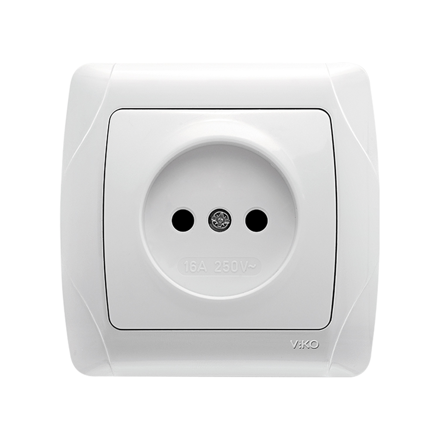 Розетка VIKO CARMEN одинарная без заземления 16A