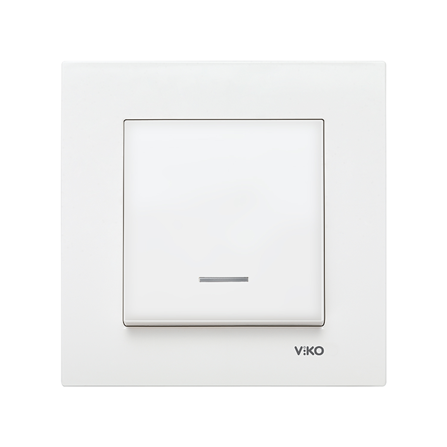 Выключатель VIKO KARRE с индикатором одинарный