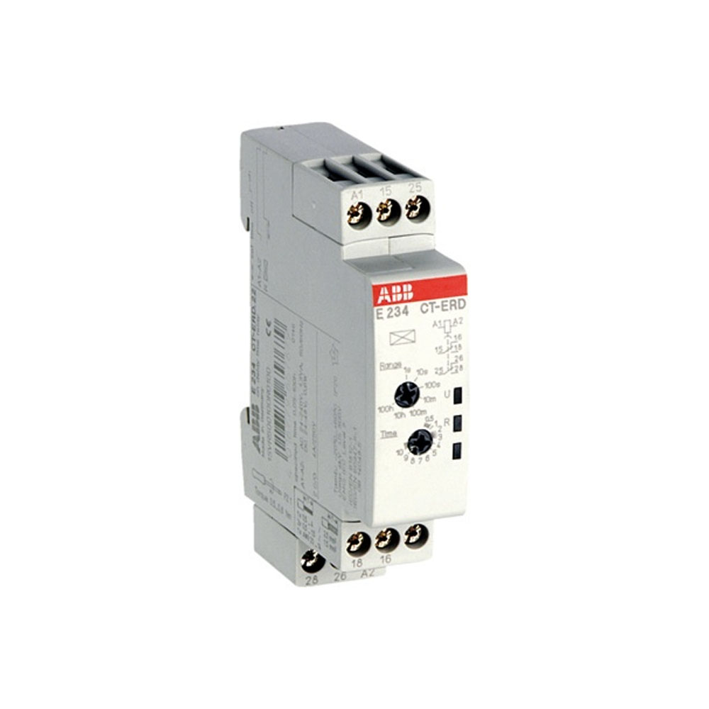 Реле времени ABB CT-AHD.22 модульное (задержка на отключ.) 24-48B DC, 24- 240B AC