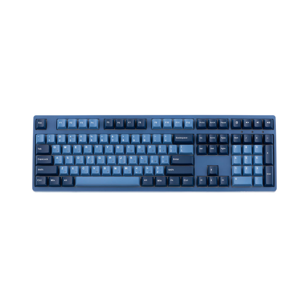 Клавиатура Akko 3108DS Ocean Star 108Key, CS Blue V2, USB-A, EN/UKR, No Led, Голубой