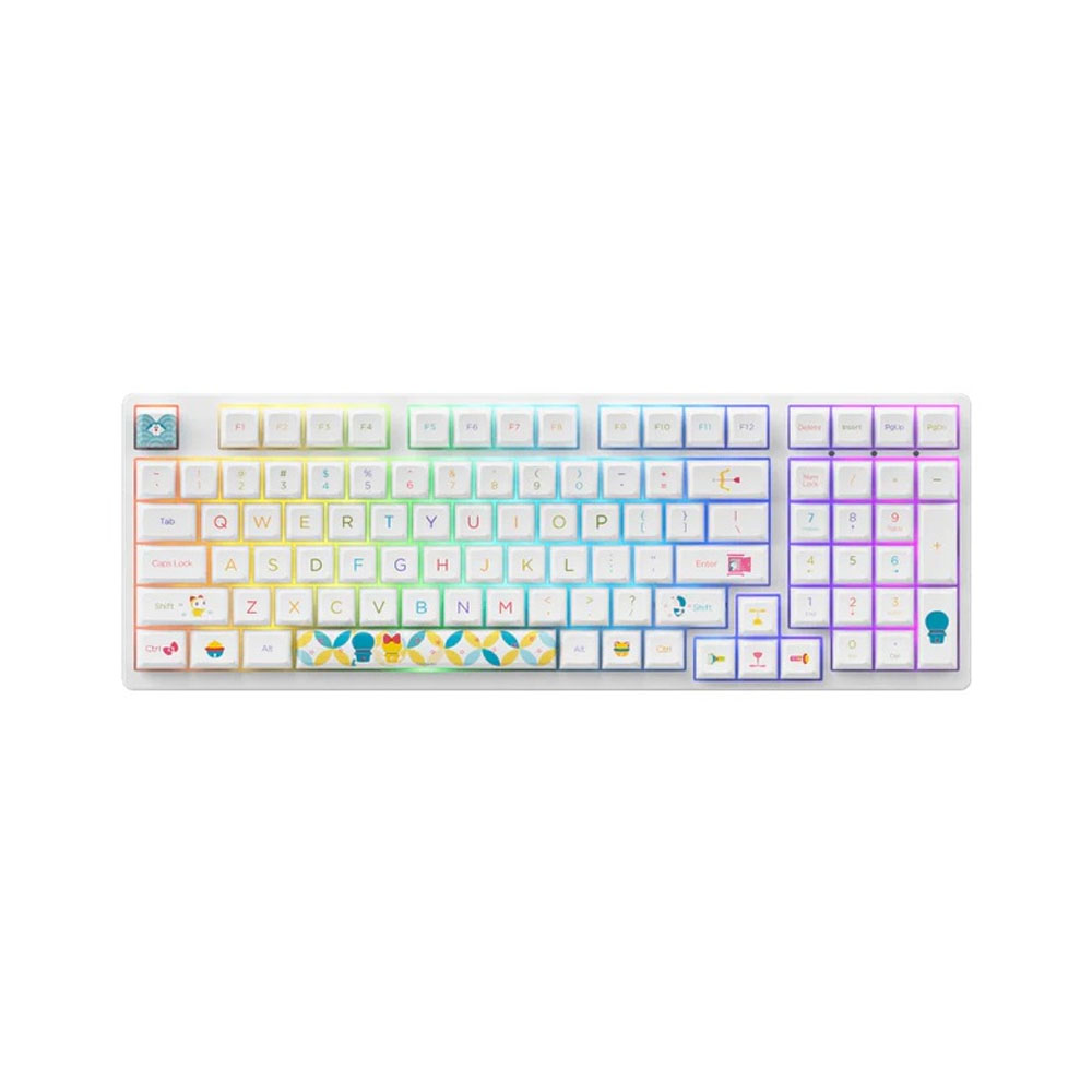 Клавиатура Akko 3098B Doraemon Rainbow CS Jelly Pink RGB
