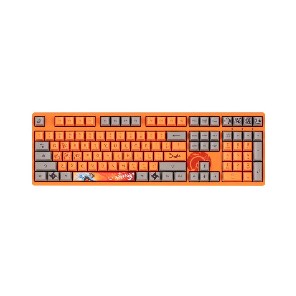 Клавиатура Akko 3108 Naruto 108Key, CS Pink V2, USB-A, EN/UKR, No Led, Оранжевый