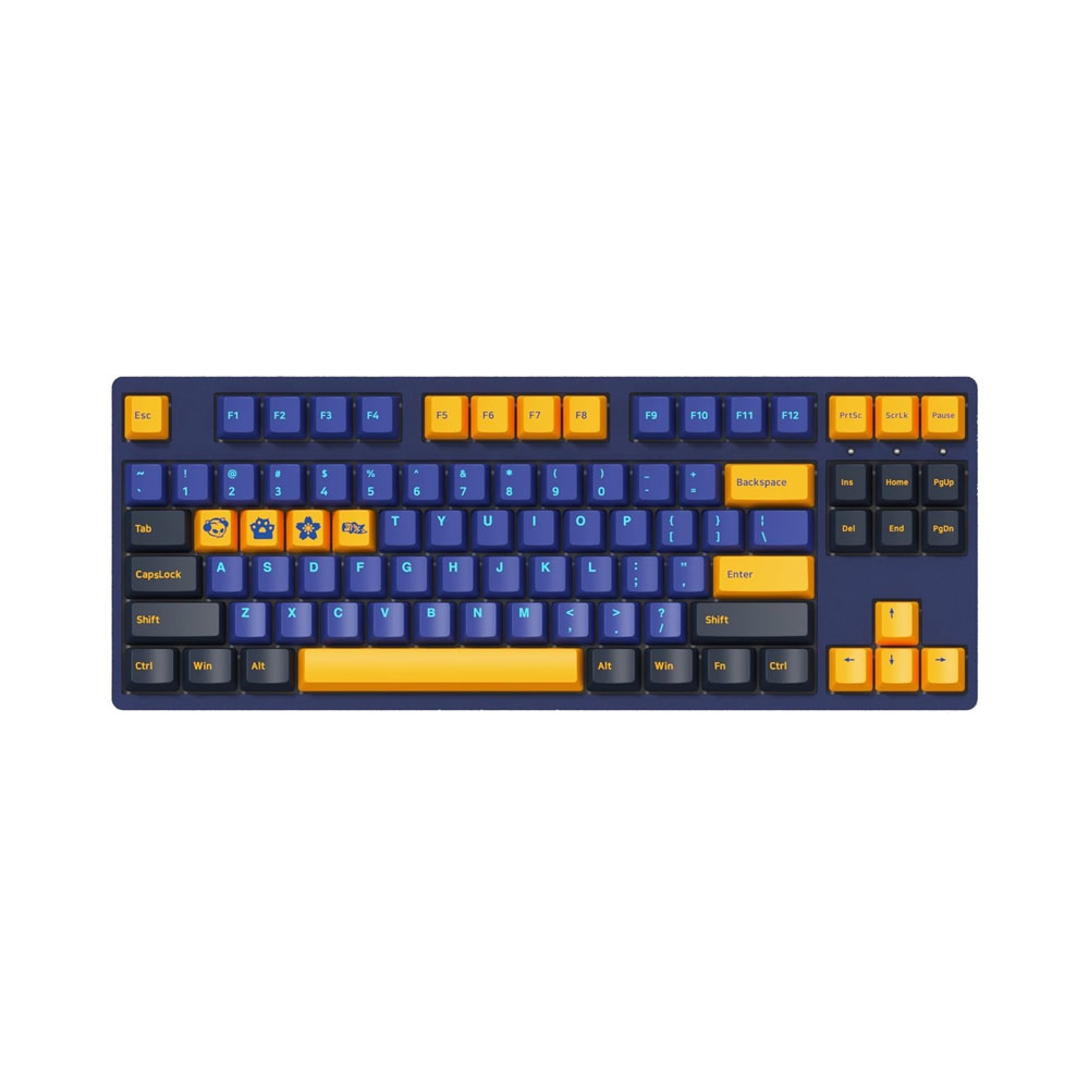 Клавиатура Akko 3087 Horizon Cherry MX Silent Red, RU, Blue/Black