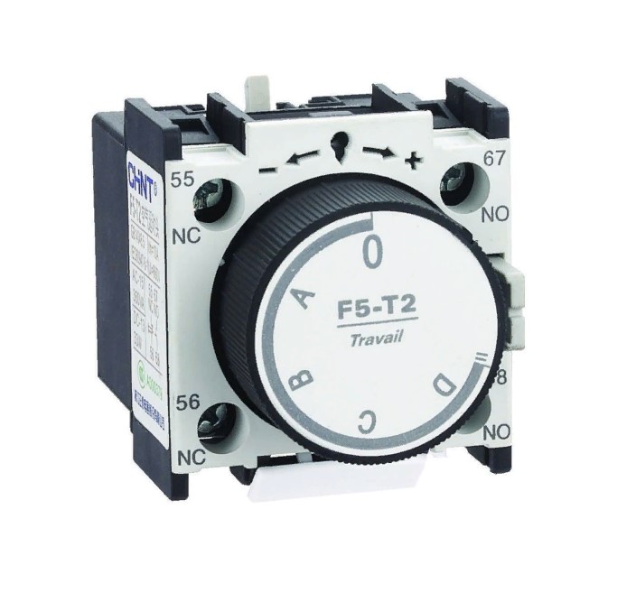 Приставка Chint F5-D2 доп.контакты выдержка времени 0,1-30s off