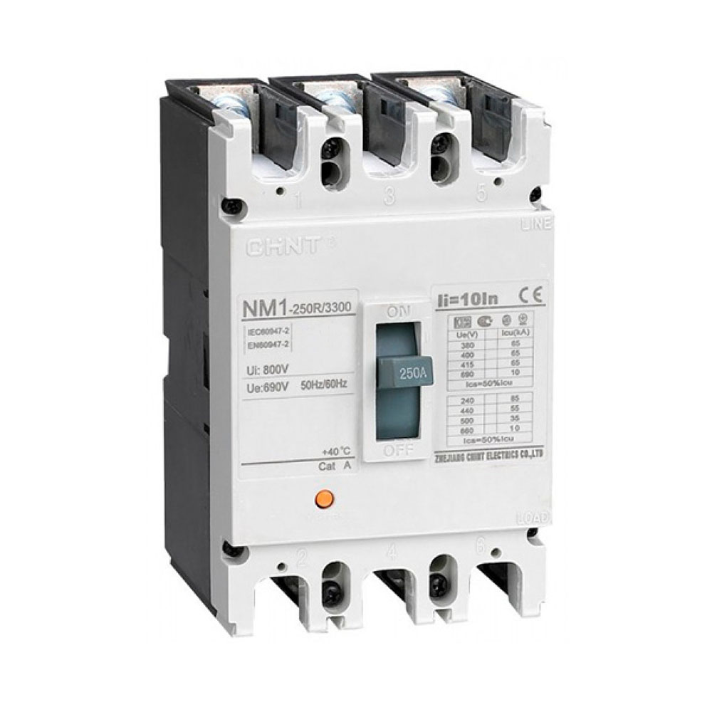 Автомат выключатель CHINT NM1-250S 3P 125A 25кА