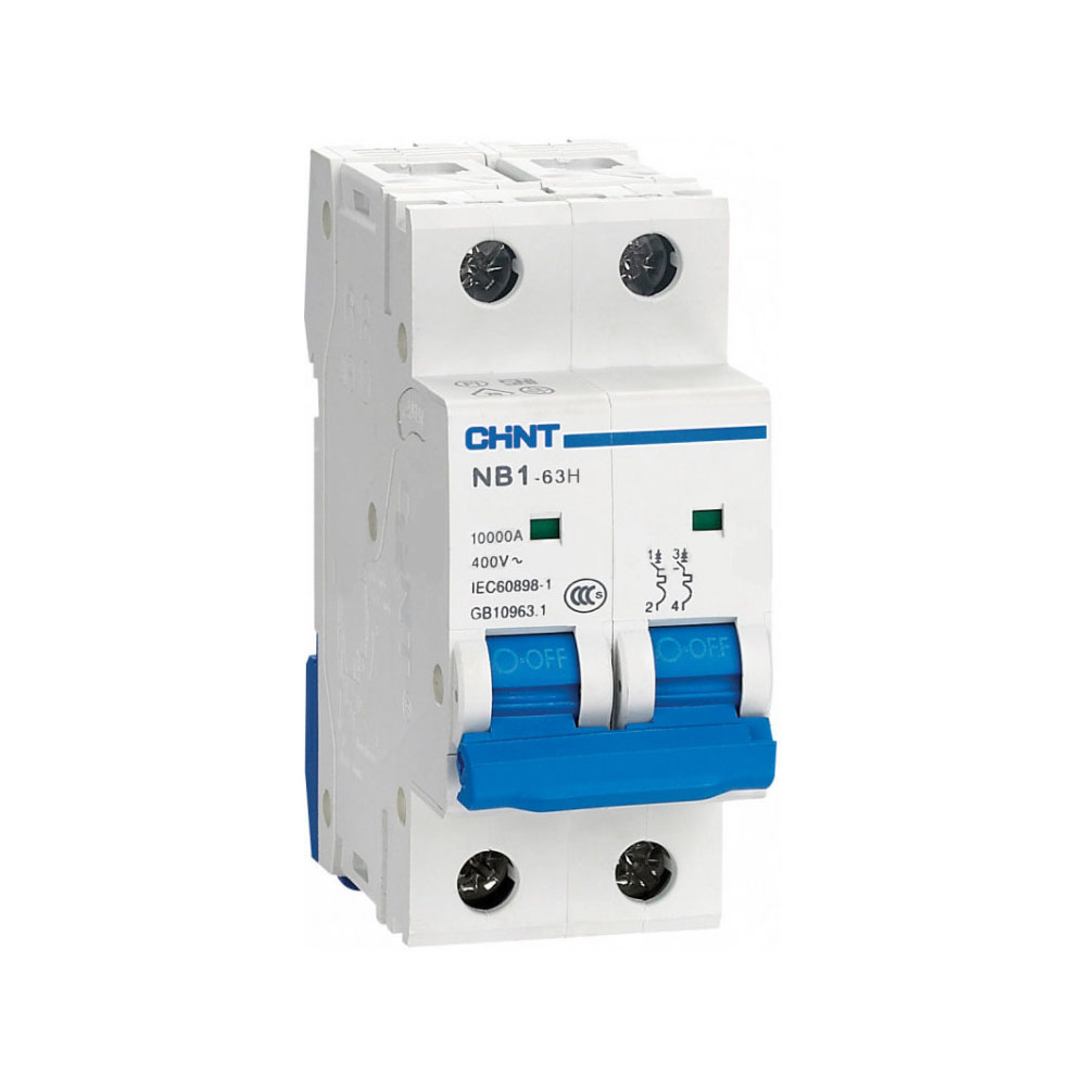 Автомат выключатель CHINT NB1-63H 2P C4 10kA