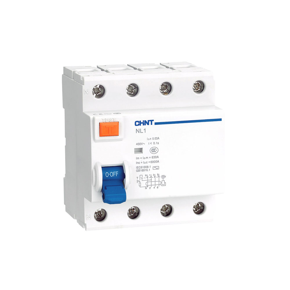 УЗО CHINT NL1-63 6kA 4P 63A 300mA type AC