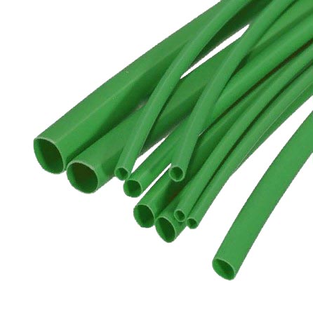 Термоусадка Delixi heat shrink tube 80mm green (1meter/25)