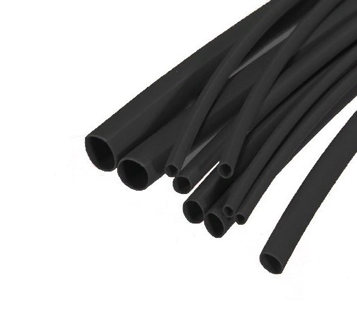 Термоусадка Delixi heat shrink tube 60mm black (1meter/25)