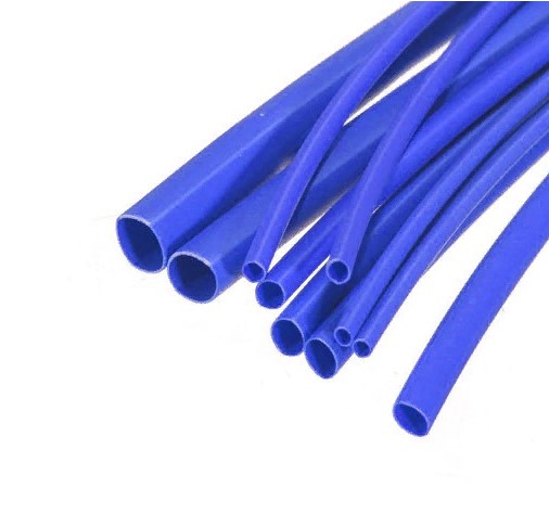 Термоусадка Delixi heat shrink tube 80mm blue (1meter/25)