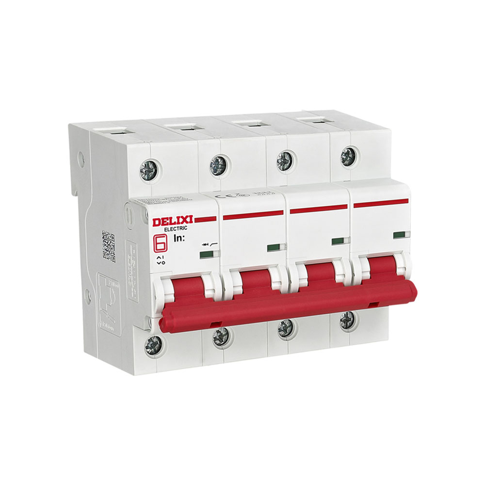 Автоматический выключатель DELIXI 10kA CDB6i-125 C тип 4P 125A