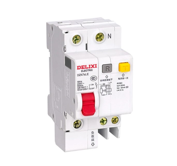 Авт. DZ47sLES top line 1P+N ( N pole though ) C type 40A 10mA