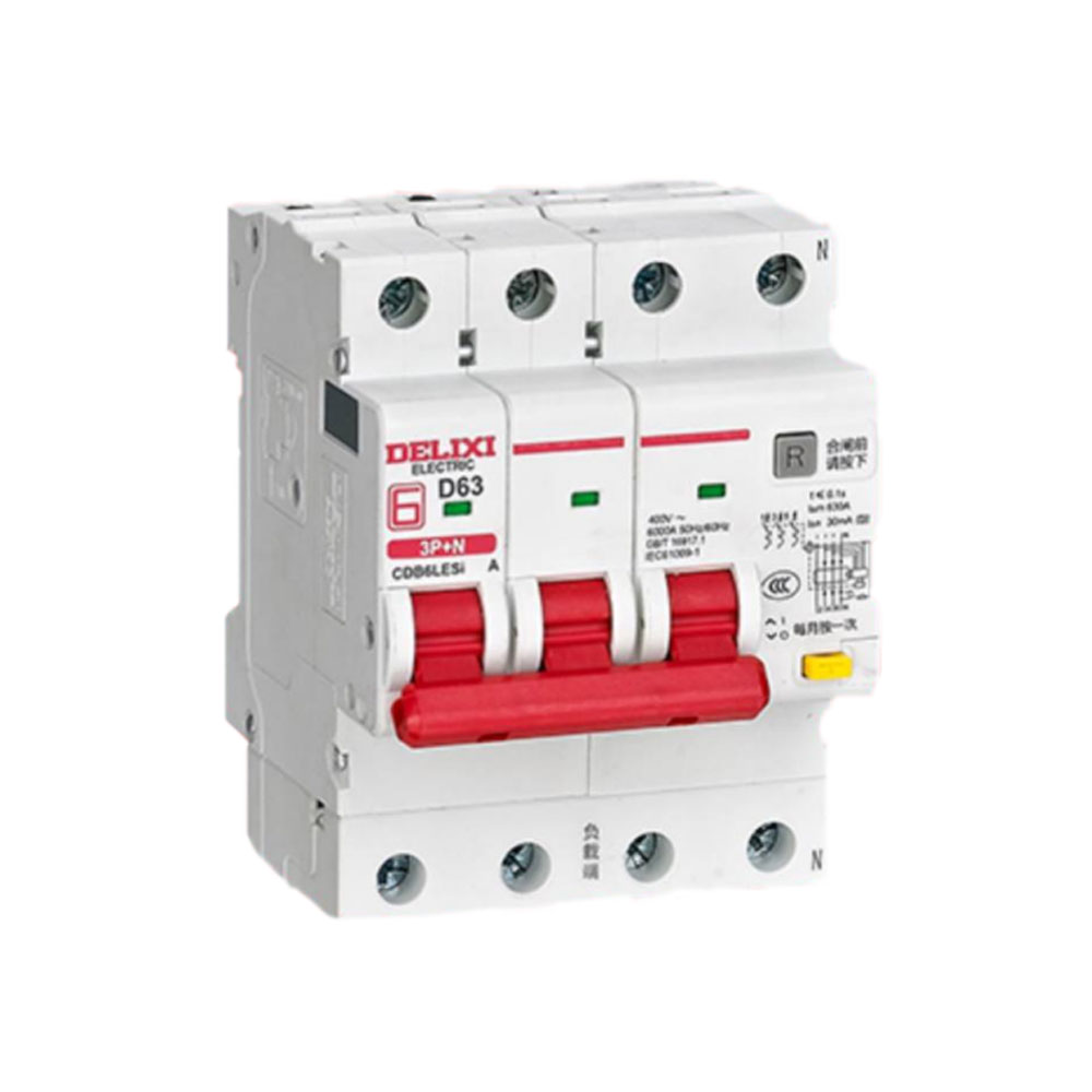 Устройтво защитного отключения DELIXI CDB6LESi C тип 3P+N 40A 30mA