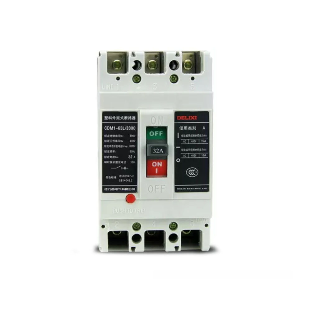Автоматический выключатель DELIXI CDM1-63L 3P 16A
