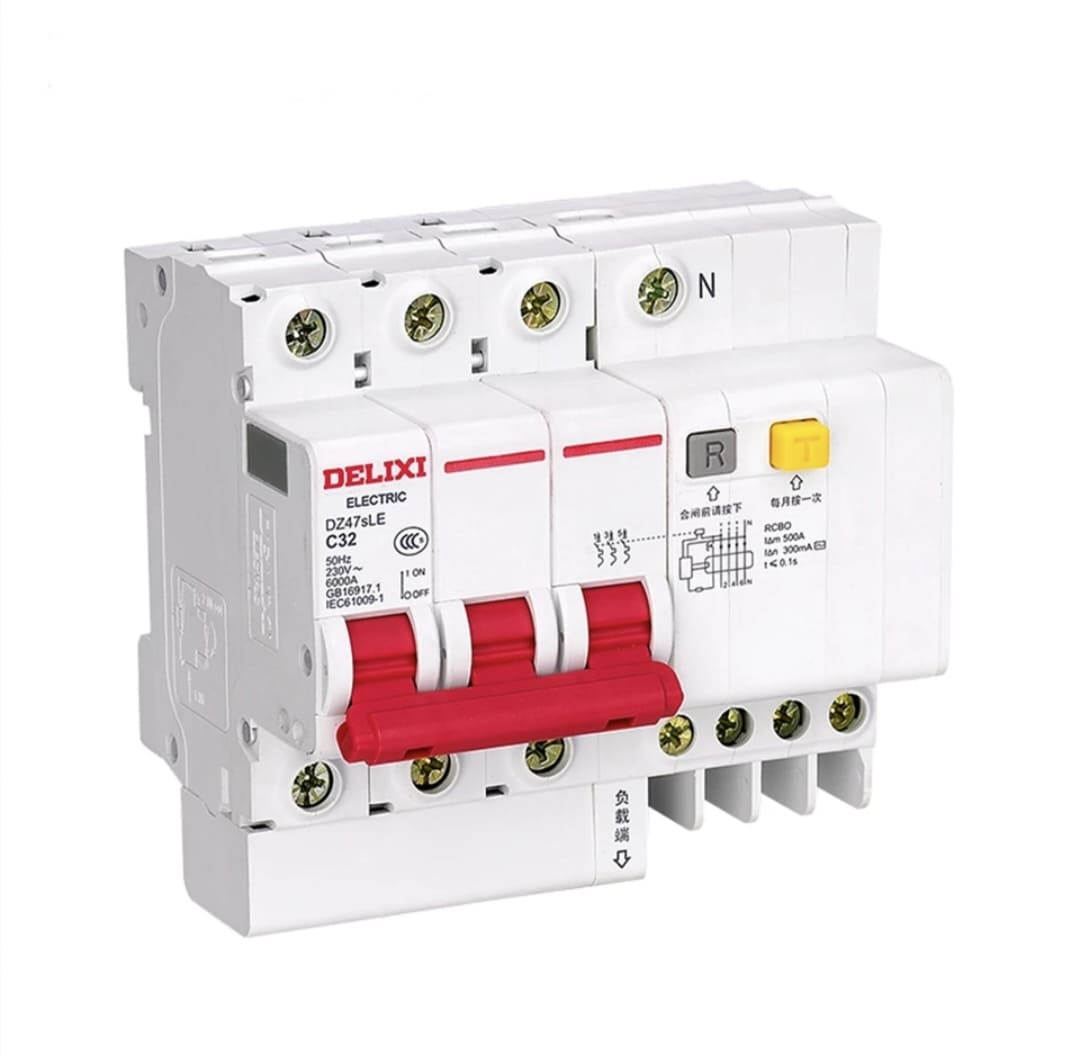 Автомат дифференциальный DZ47sLE 3P C 50A 300mA
