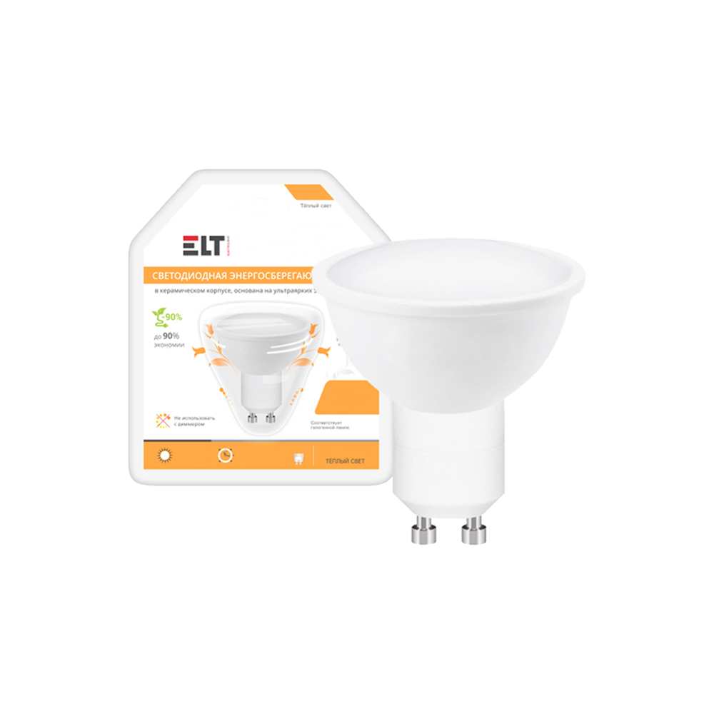 Светодиодная лампа LED ACCENT JCDR-M-SMD-3,5W GU5,3 3000K ELT