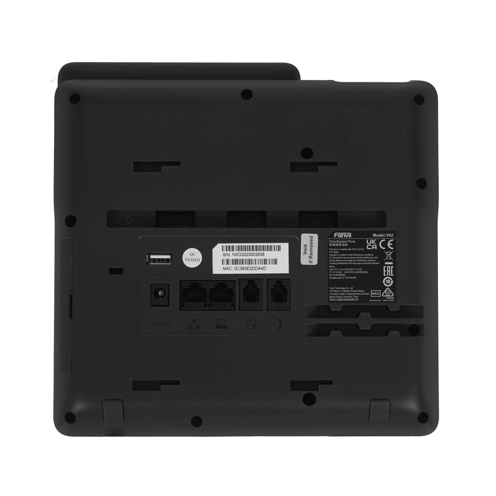 Телефон VoIP Fanvil V62 черный