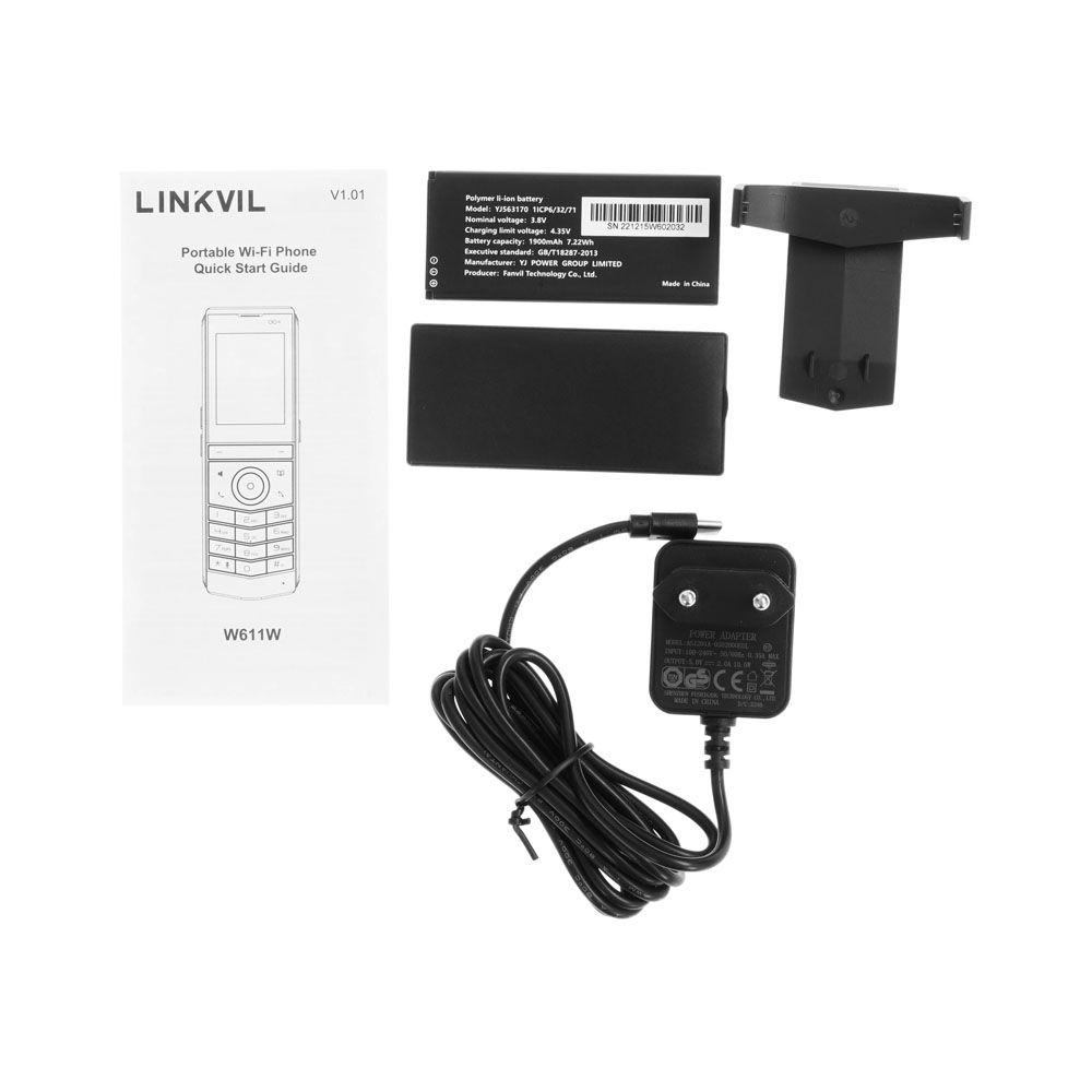 IP-телефон Fanvil W611W черный