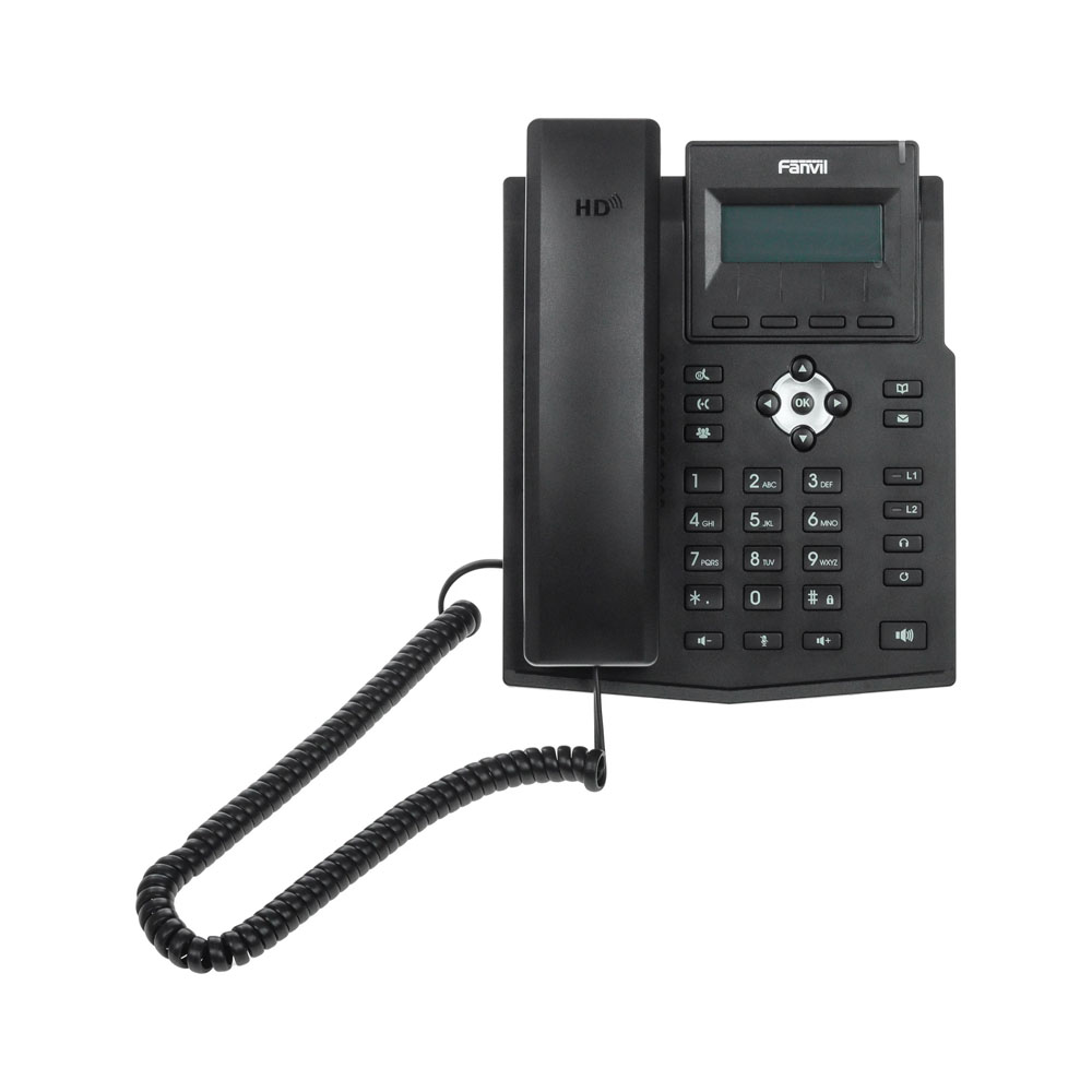 Телефон VoIP Fanvil X1SG черный