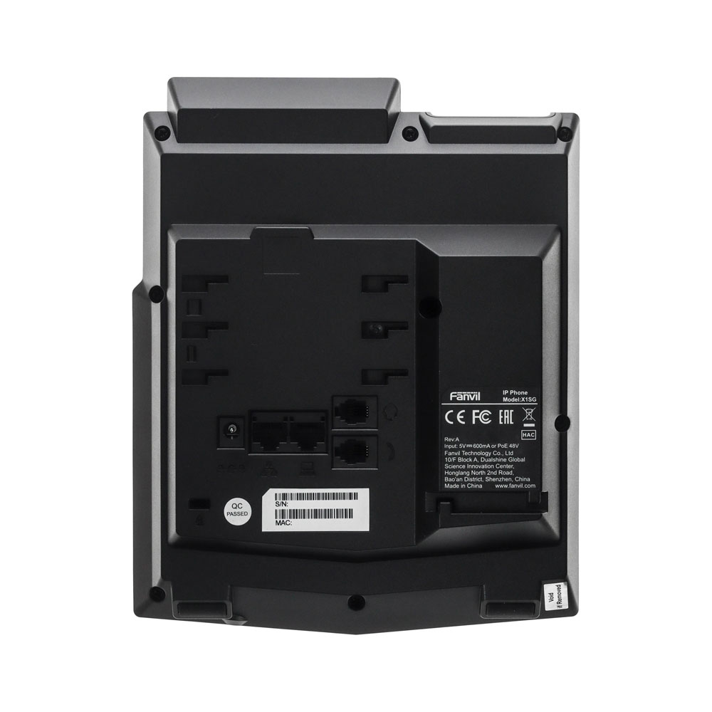 Телефон VoIP Fanvil X1SG черный