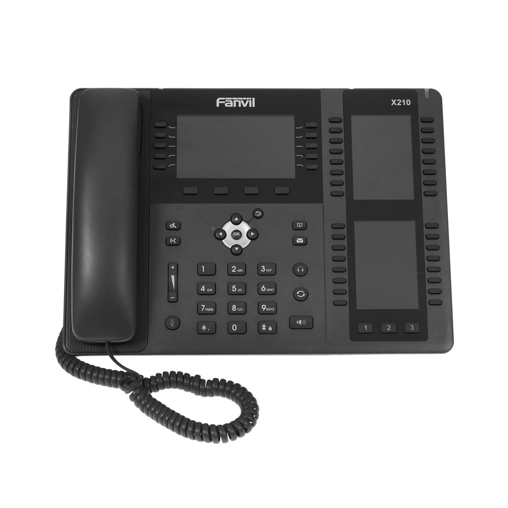 Телефон VoIP Fanvil X210 черный