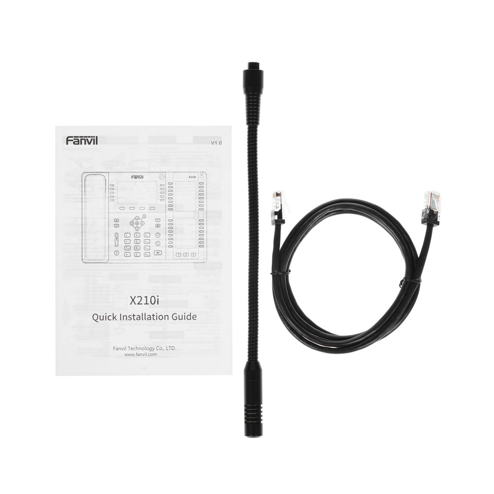 Телефон VoIP Fanvil X210i черный