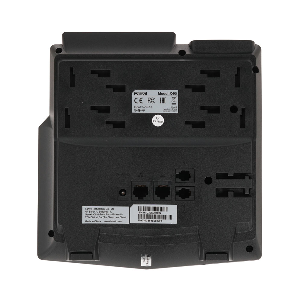 Телефон VoIP Fanvil X4G черный