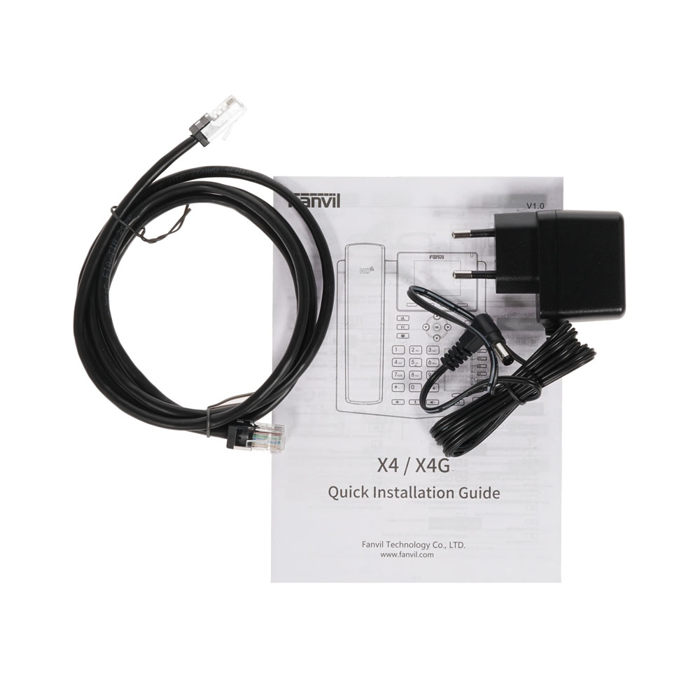 Телефон VoIP Fanvil X4G черный