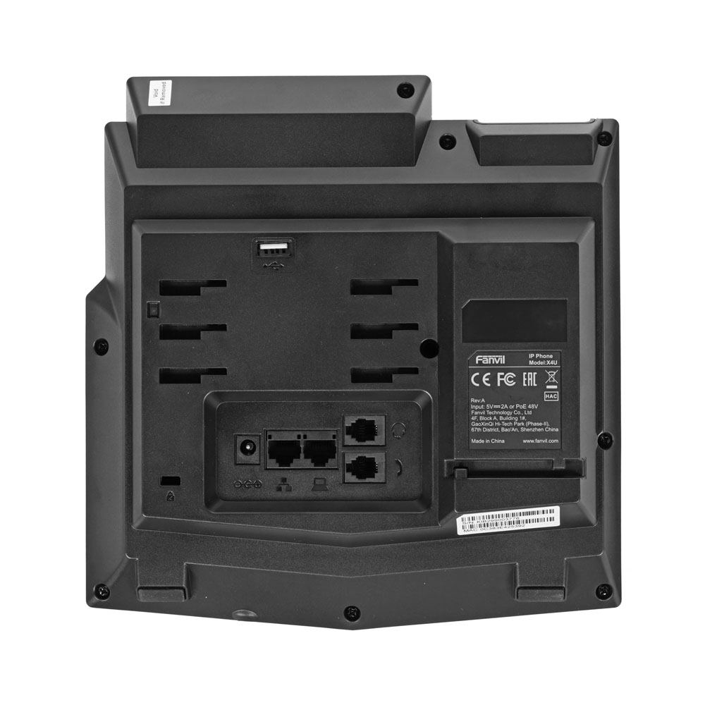 Телефон VoIP Fanvil X4U черный