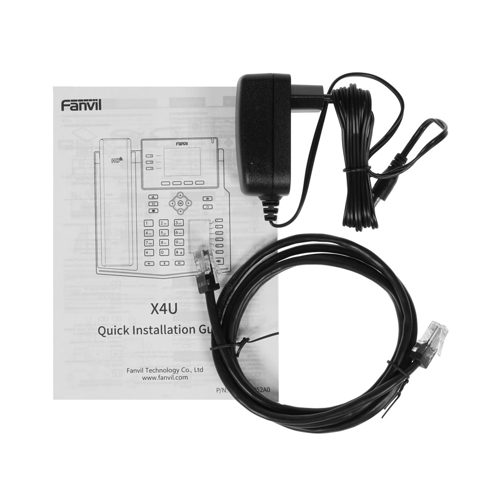 Телефон VoIP Fanvil X4U черный