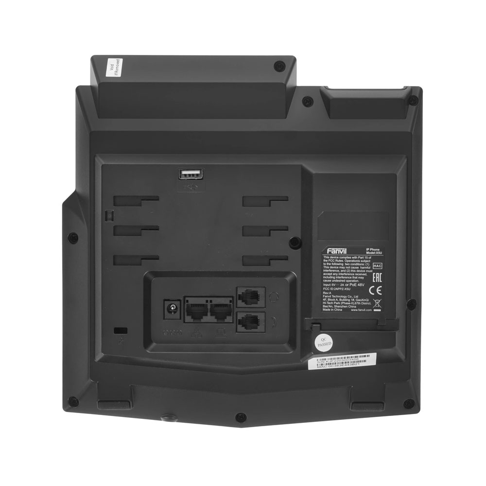 Телефон VoIP Fanvil X5U черный