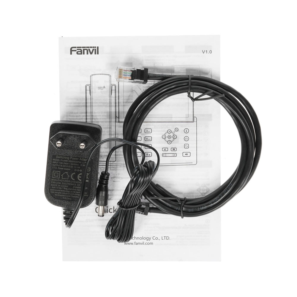 Телефон VoIP Fanvil X7A черный