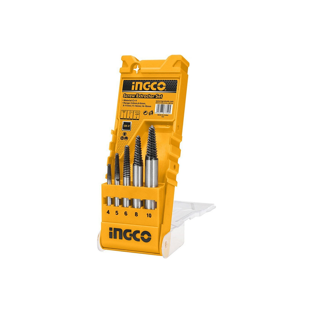 Набор экстракторов 5шт. INGCO ASE008