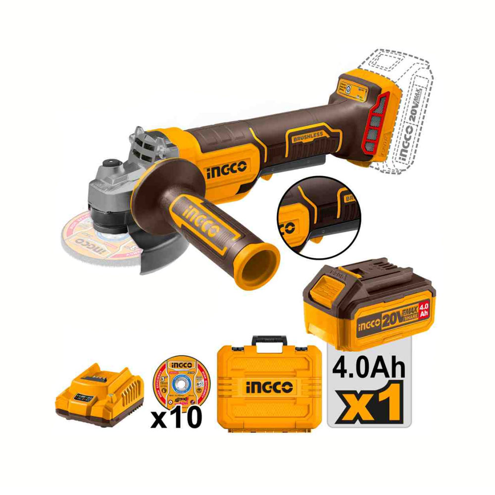 Угловая шлифовальная машина INGCO CAGLI2111561