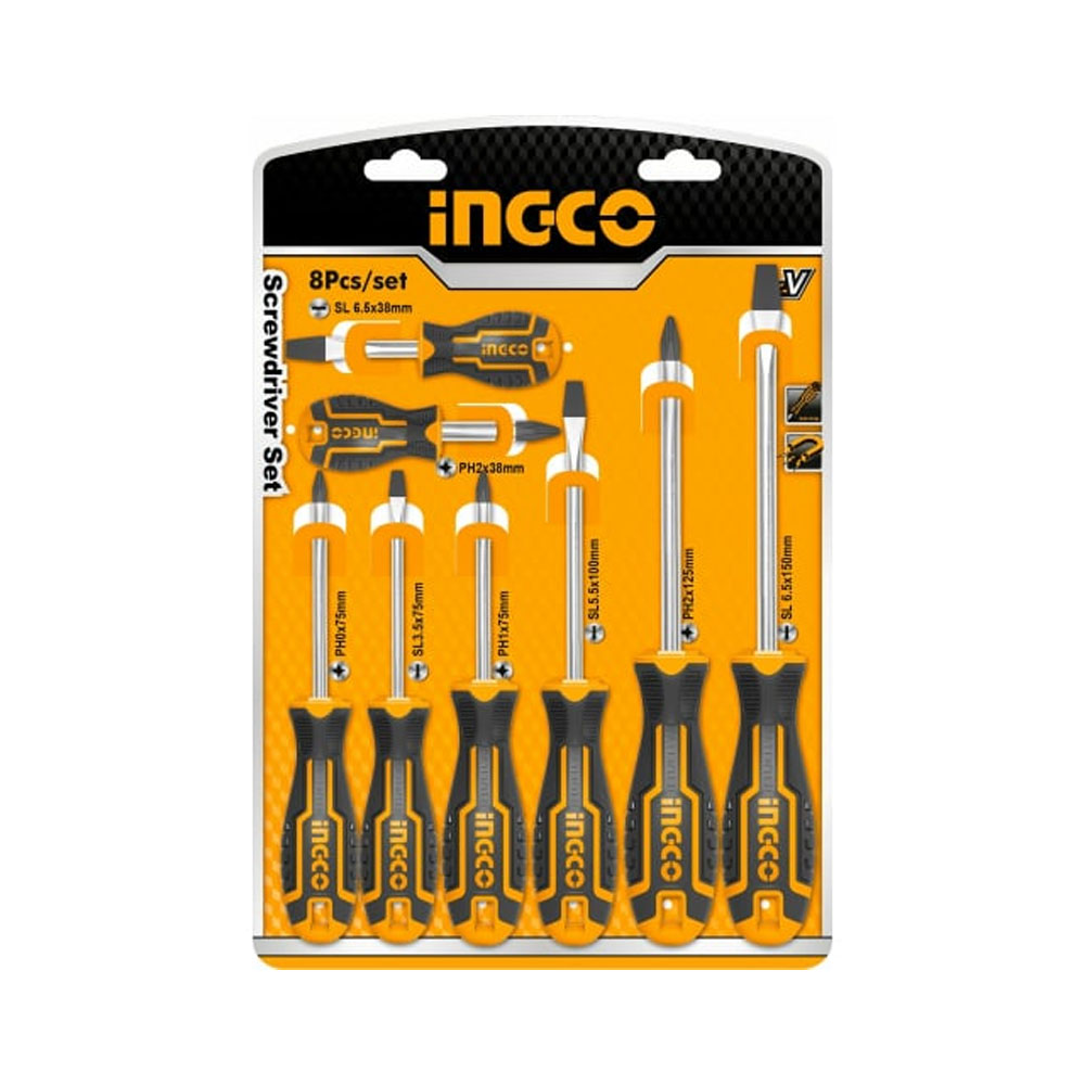 Набор отверток INGCO HKSD0828