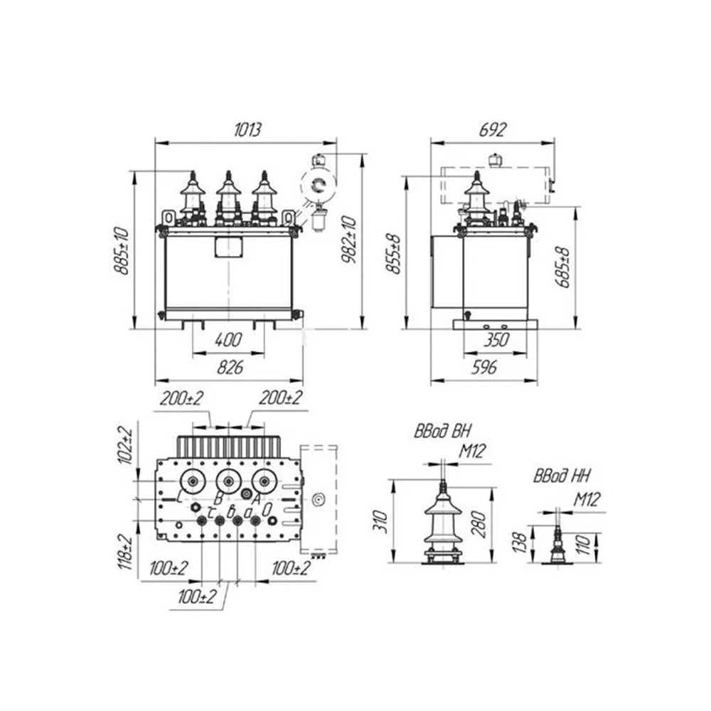 Трансформатор ТМГ-СЭЩ-63/10-11 УХЛ1 10.00/0.40 Д/Yн-11