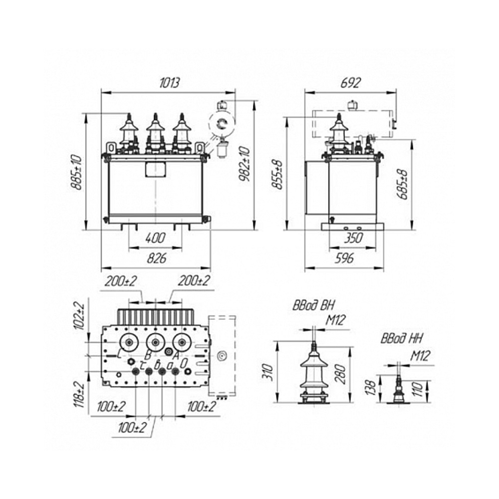 Трансформатор ТМГ-СЭЩ-63/10-11 УХЛ1 6.00/0.40 Д/Yн-11