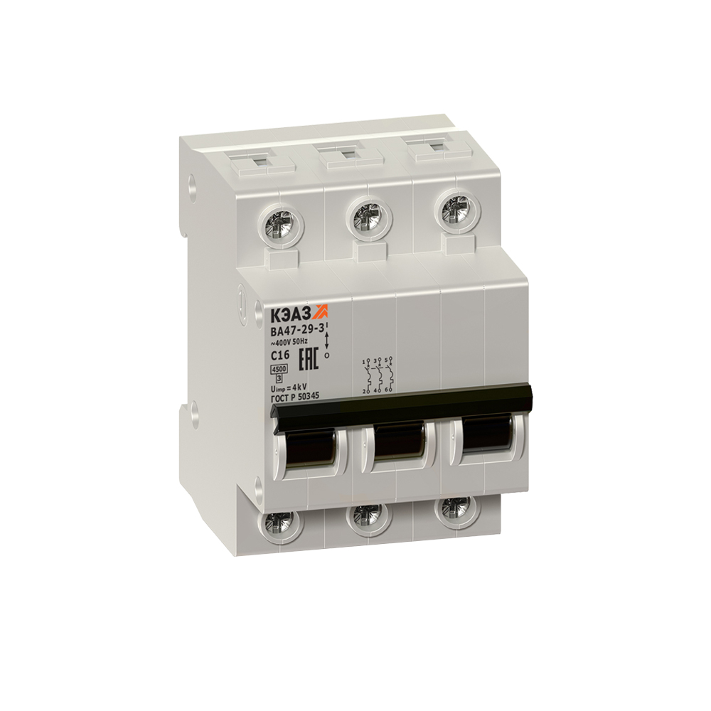 Автомат выключатель KEAZ ВА47-29-3C63-УХЛ3