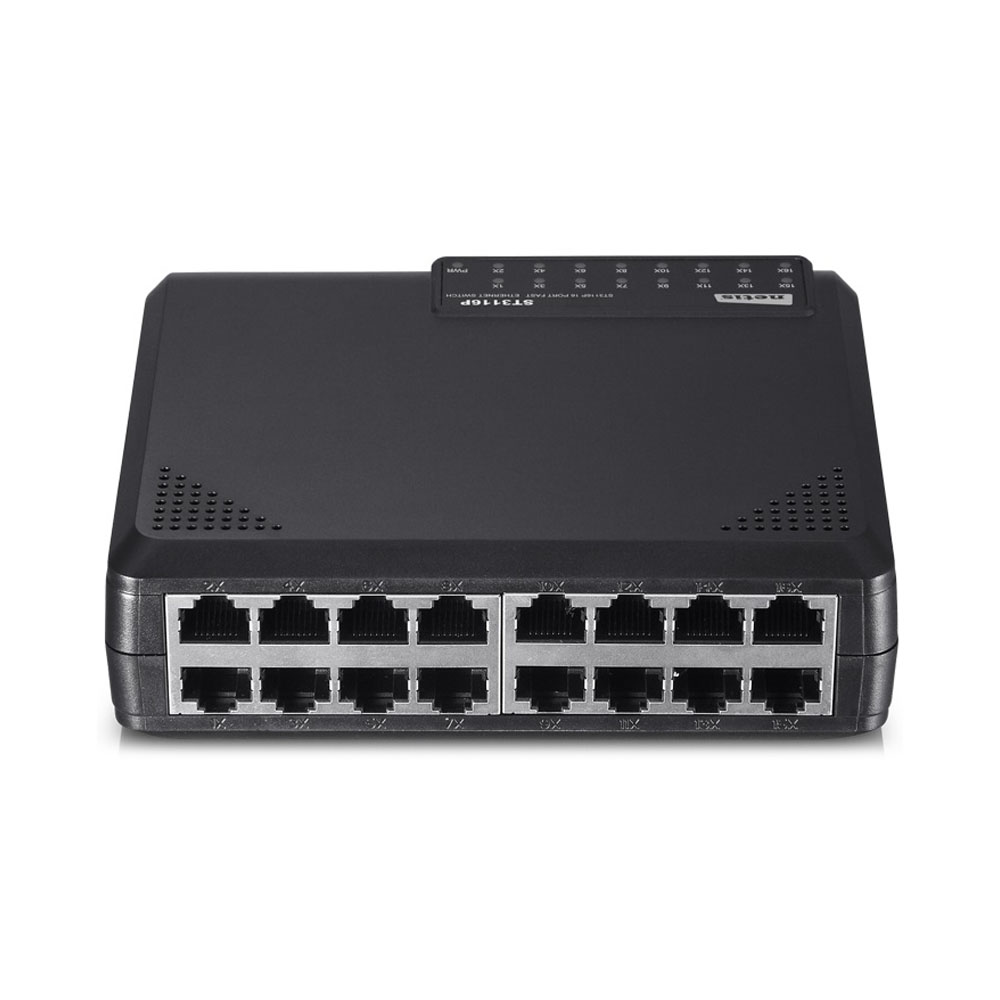 Коммутатор Netis ST3116P 16xFE, неуправляемый
