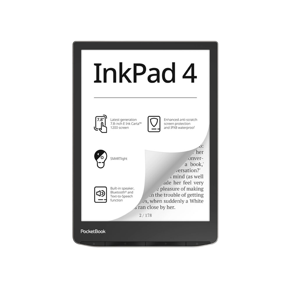 Электронная книга PocketBook 743G InkPad 4, Stardust Silver