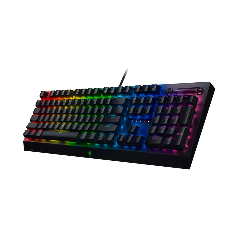 Клавиатура Razer BlackWidow V3 RGB, 108key, Green Switch, USB/BT/WL EN, чёрный