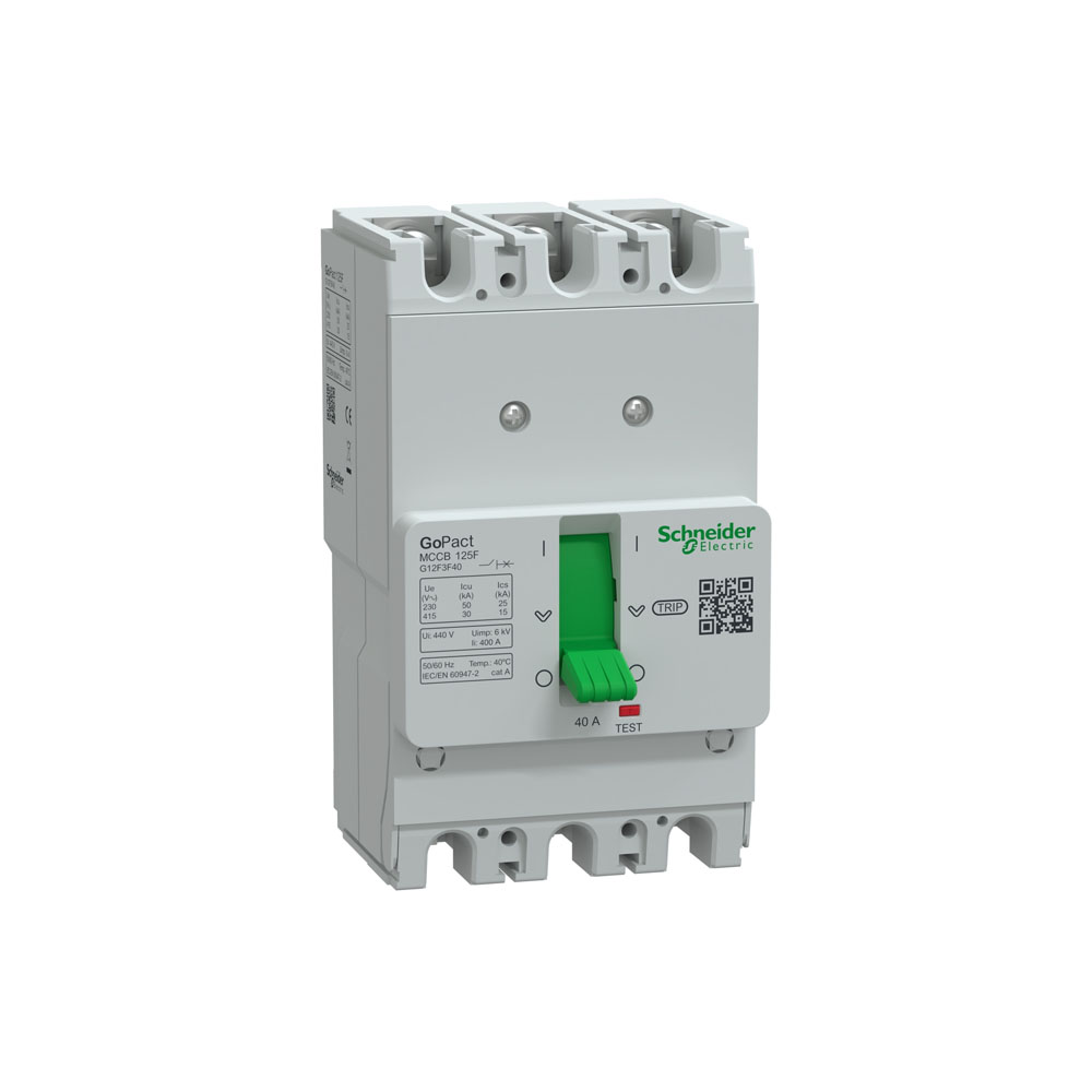 Автоматический выключатель Schneider Electric GoPact 125 3P 40A 30kA 415В AC TMD ФТЗ
