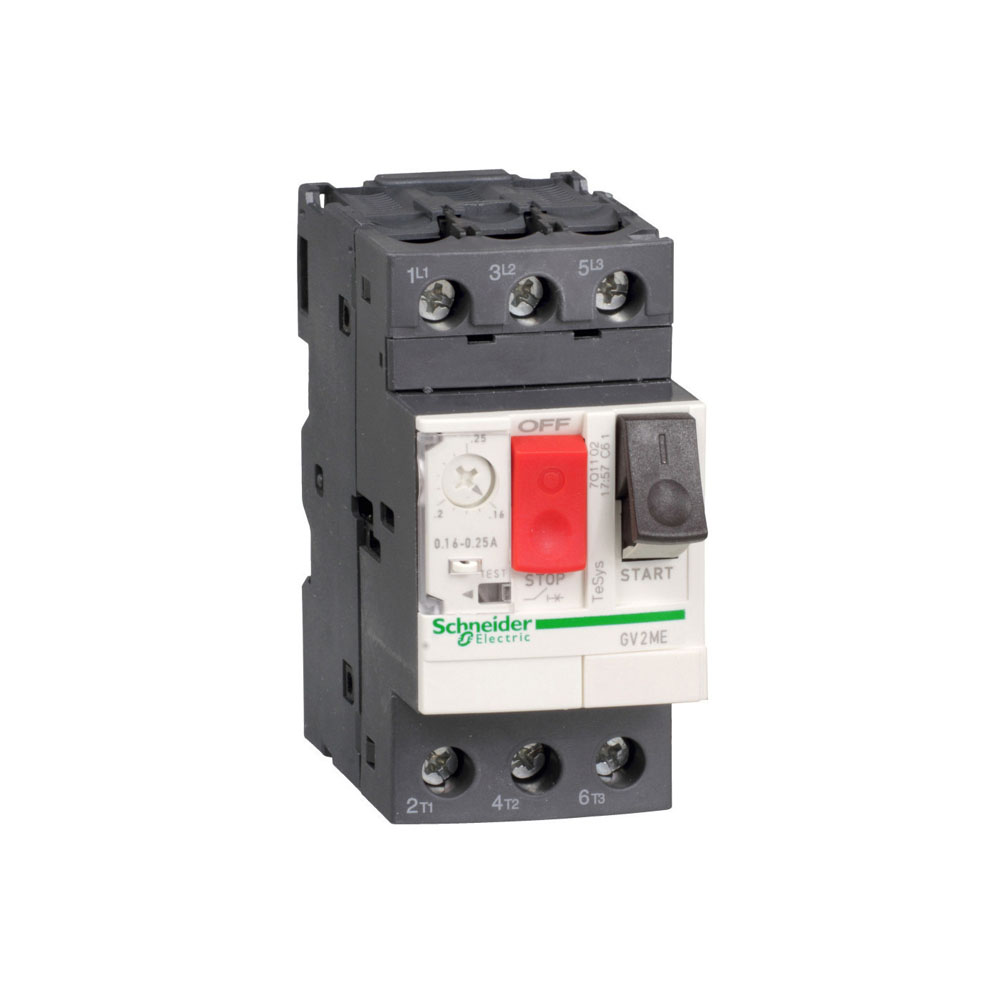 Автоматический выключатель Schneider Electric TeSys 3P 0,16А для защиты