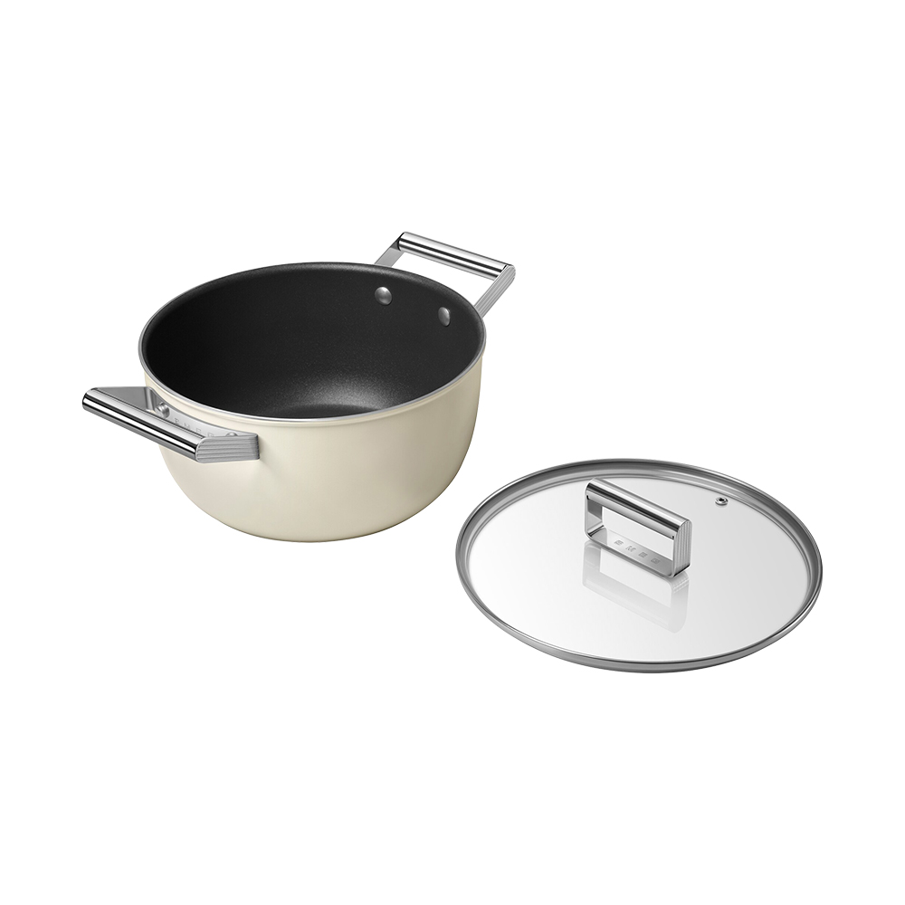 Кастрюля SMEG CKFC2411CRM 24см