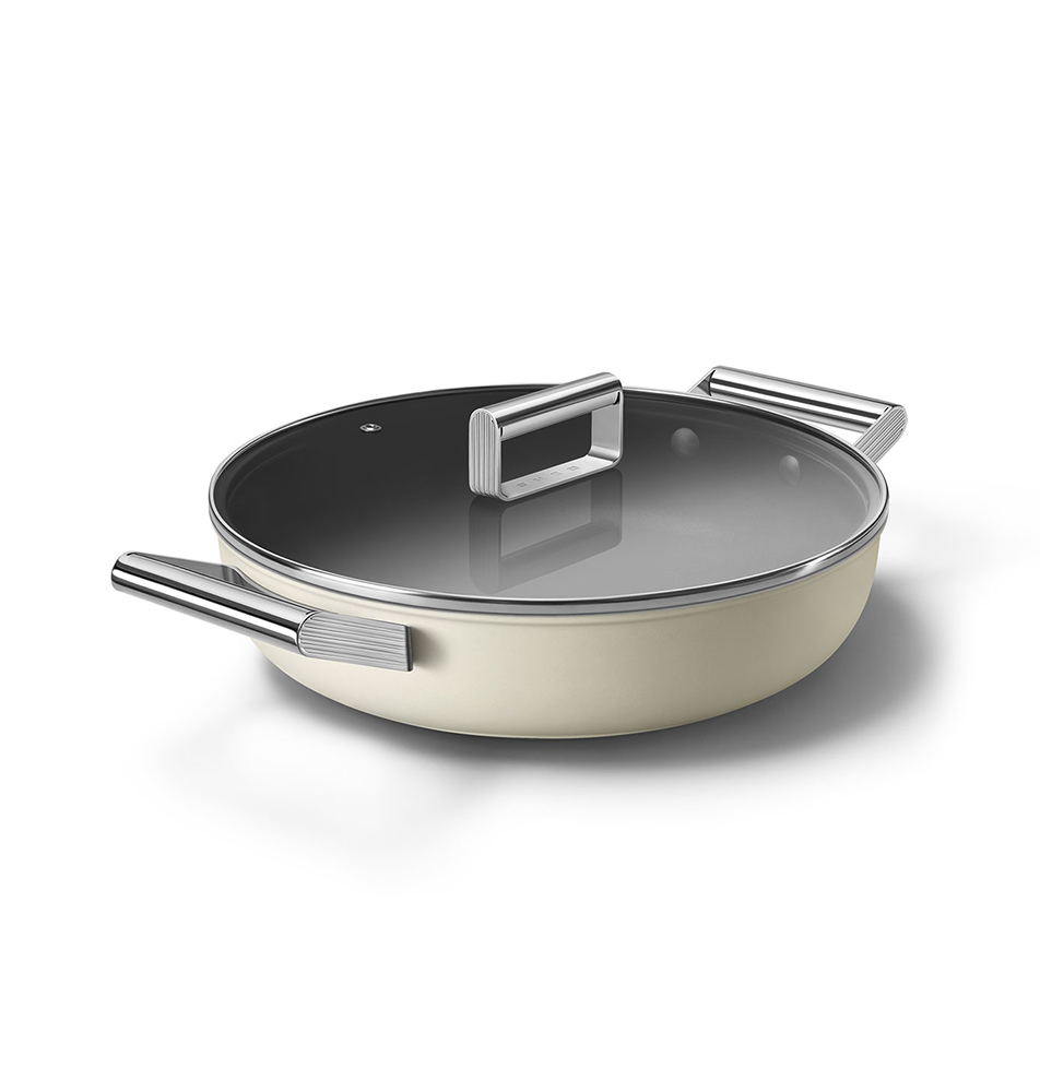 Сковорода глубокая Smeg CKFD2811CRM 28см