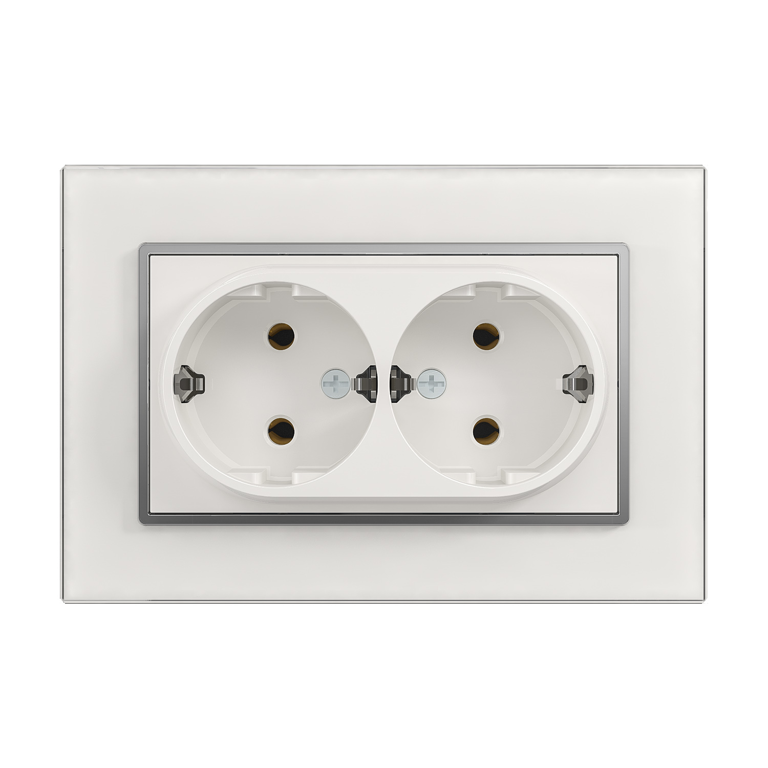 Розетка SONGRI ELECTRIC SEU2-9 двойная c заземлением